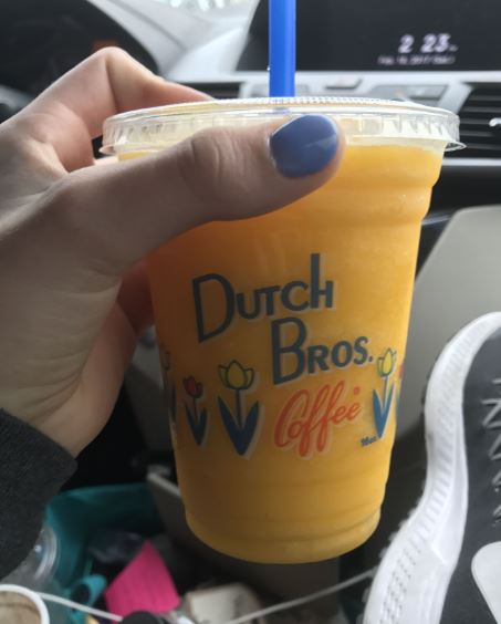 Dutch Bros Mango Smoothie
